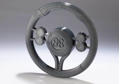 3D Printed Steering Wheel sing ABS Sample Print