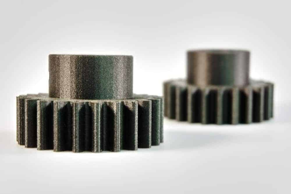 3D Printed Gears Sample Print – Carbon Fiber Nylon Gears