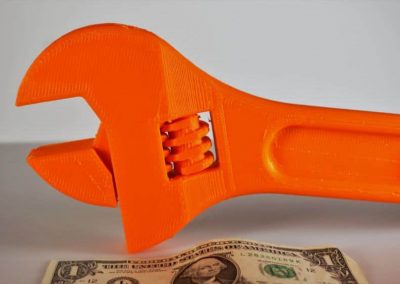Sample Print (F410 3D Printer): Large Adjustable Wrench