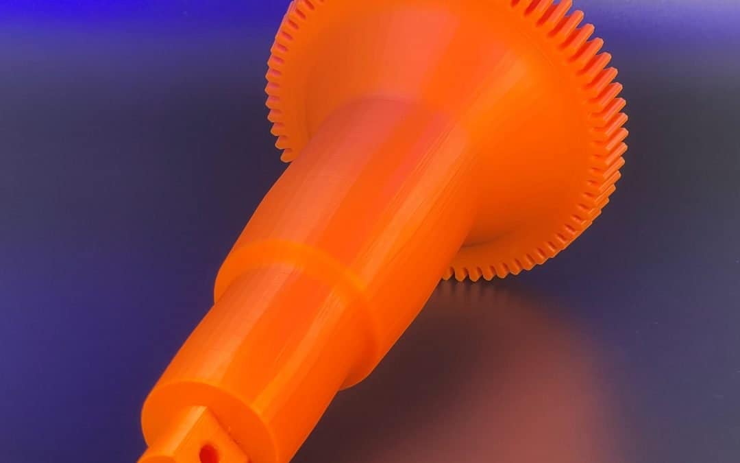 Fusion3 EDGE Sample Print: 3D Printed Rotor Shaft in ABS
